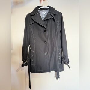 Jones Studio Women's Black Trench Coat